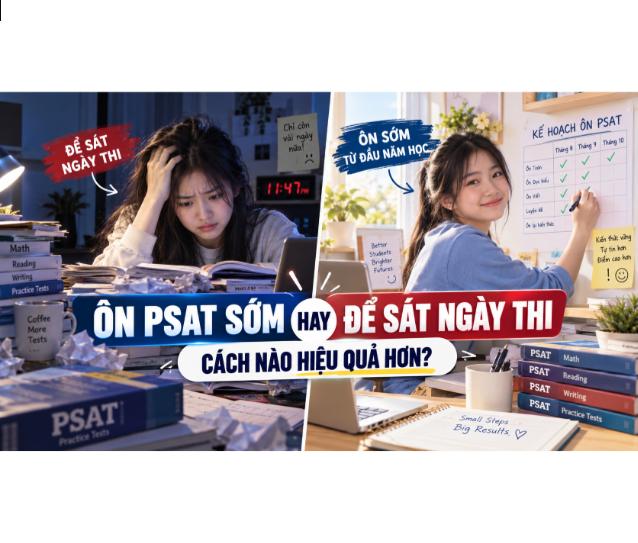 PSAT Thi Vào Tháng 10: Vì Sao Ôn Sớm Từ Đầu Năm Học Là Chìa Khoá?