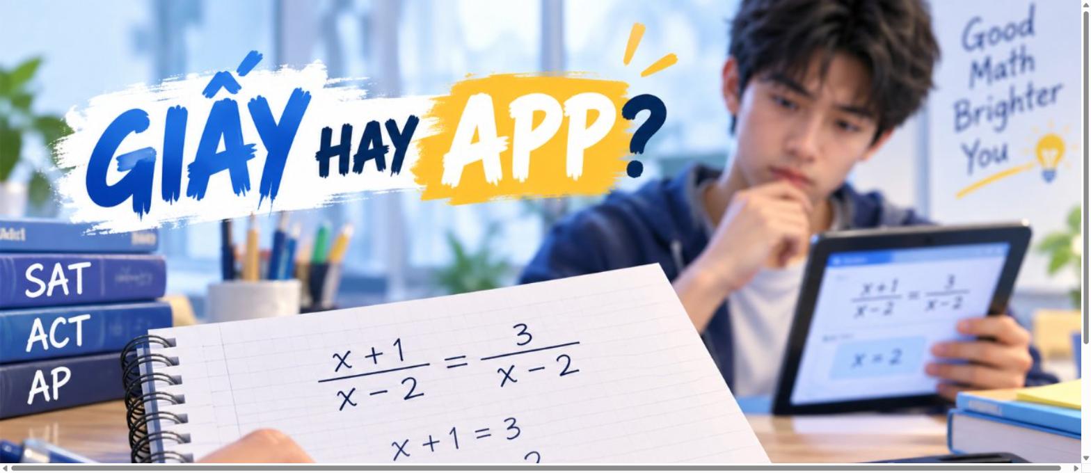 Luyện Solving Rational Equations đúng cách dù trên giấy hay app – Algebra 2