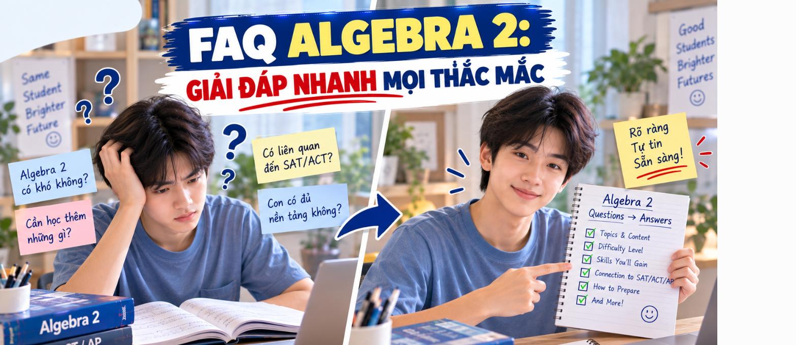 FAQ: những câu hỏi thường gặp về Algebra 2