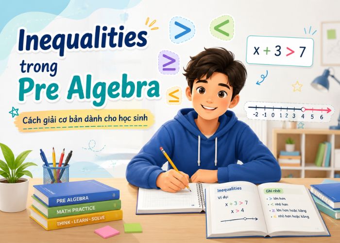 Inequalities trong Pre Algebra: Cách giải cơ bản dành cho học sinh