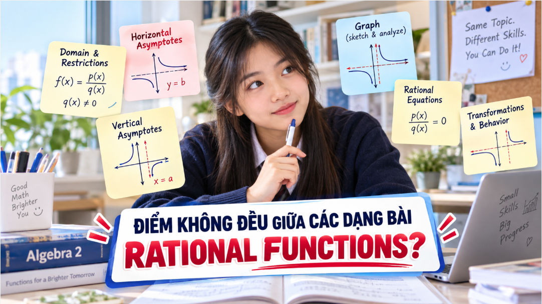 Cách khắc phục điểm không đều ở Rational Functions – Algebra 2