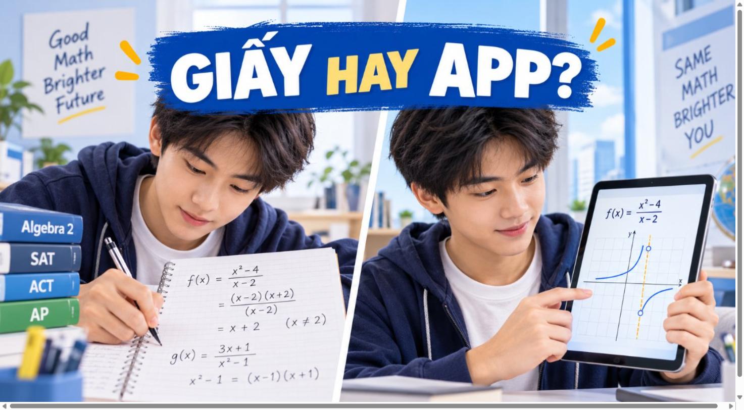3 lợi ích của việc luyện Rational Functions qua app – Algebra 2